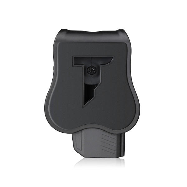 Holster Gaucher Glock 17 : Sécurité et Confort en Polymère Noir
