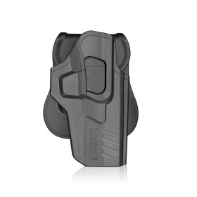 Holster G17 G4 Noir : Polymère Haute Densité, Glock 17 Compatible
