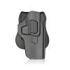 Holster G17 G4 Noir : Polymère Haute Densité, Glock 17 Compatible