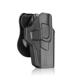 Holster G17 G4 Noir : Polymère Haute Densité, Glock 17 Compatible