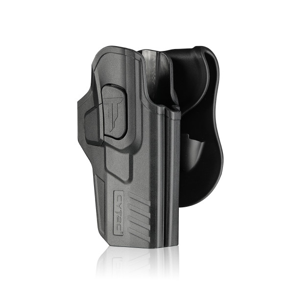 Holster G17 G4 Noir : Polymère Haute Densité, Glock 17 Compatible