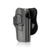 Holster G17 G4 Noir : Polymère Haute Densité, Glock 17 Compatible