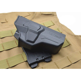 Attache Molle noire : intégration facile pour gilets tactiques