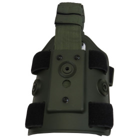 Plaque de cuisse tactique OD Green CYTAC - Polymère robuste