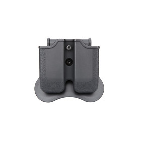 Porte Chargeur Double Glock Noir - Compatibilité Large et Paddle Inclus