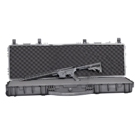 Mallette rigide fusil d'assaut 119x40x16cm, IP67, transport sécurisé