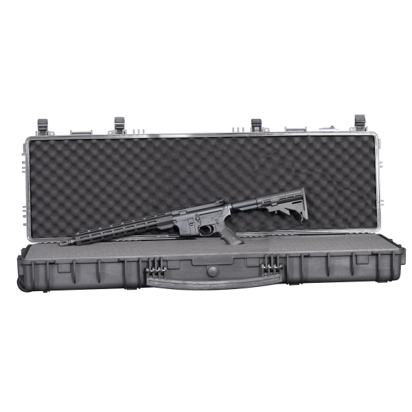 Mallette rigide fusil d'assaut 119x40x16cm, IP67, transport sécurisé