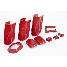 Pack Custom Color Rival-S Red : Ergonomie et Rapidité Optimisées