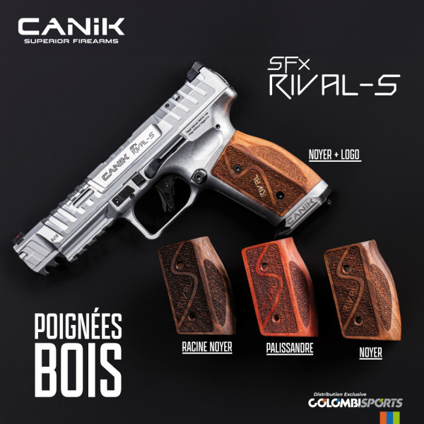 Poignée en Palissandre pour SFx RIVAL-S - Ergonomie et Durabilité