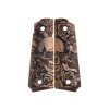 Plaquettes Bois Imbuia Skull pour Pistolet 1911 Taurus