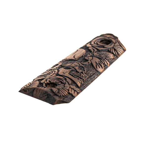 Plaquettes Bois Imbuia Skull pour Pistolet 1911 Taurus