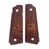 Plaquettes Bois PT1911 Taurus : Noyer Imbuia, Design Nid d'Abeille