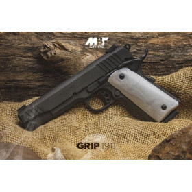 Plaquettes Polymère Ivoire pour Pistolet 1911 Taurus - Durable