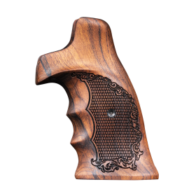 Poignée Bois Ergonomique Imbuia pour Revolver S&W K/L