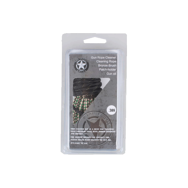 Cordon de nettoyage calibre .308/7.62 mm avec brosse bronze