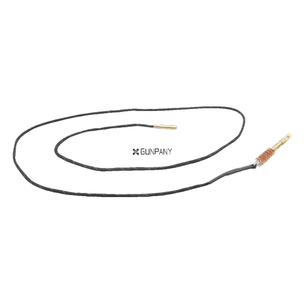 Cordon de nettoyage calibre 338 avec brosse en bronze intégrée