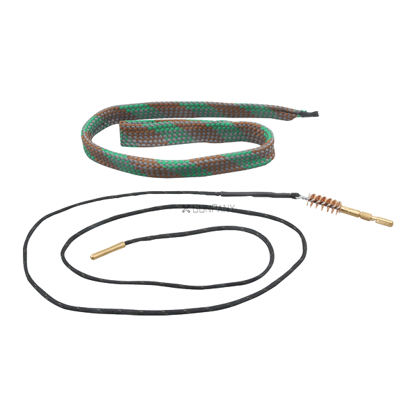 Cordon de nettoyage calibres 50, 54, 12.7, 2P - Brosse bronze intégrée