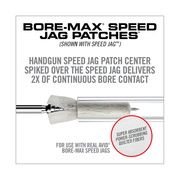 Patchs Bore-Max 4" - Nettoyage Optimal pour Armes Calibre .22
