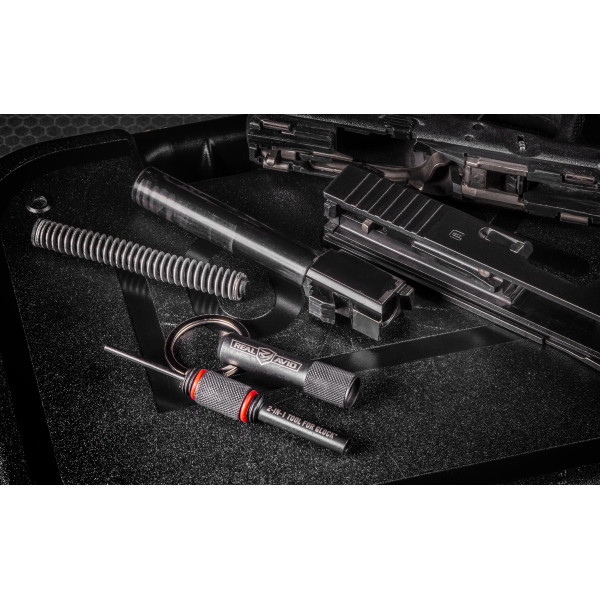 Outil 2 en 1 Glock : Démontage et Maintenance en Acier Usiné