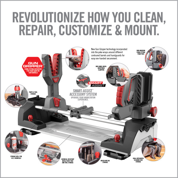 Stand d'entretien Master Gun : Ajustable et Durable pour Armes