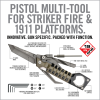 Outil Multifonction Pistolet : Compact, Durable, Polyvalent pour 1911