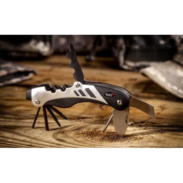Outil Multifonction 18 en 1 : Compact et Essentiel pour Chasseurs