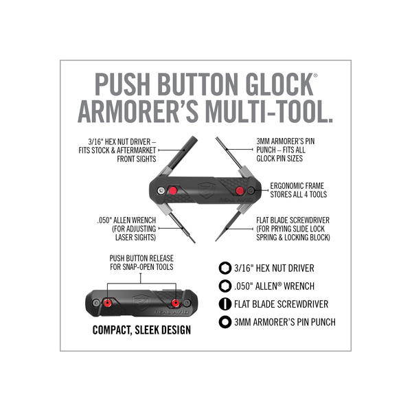 Outil 4 en 1 Glock : Accessoire Compact et Multifonctionnel