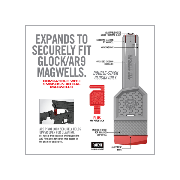 Support Étau Glock & AR9 Smart-Fit : Sécurisé, Ajustable, Multi-Calibre