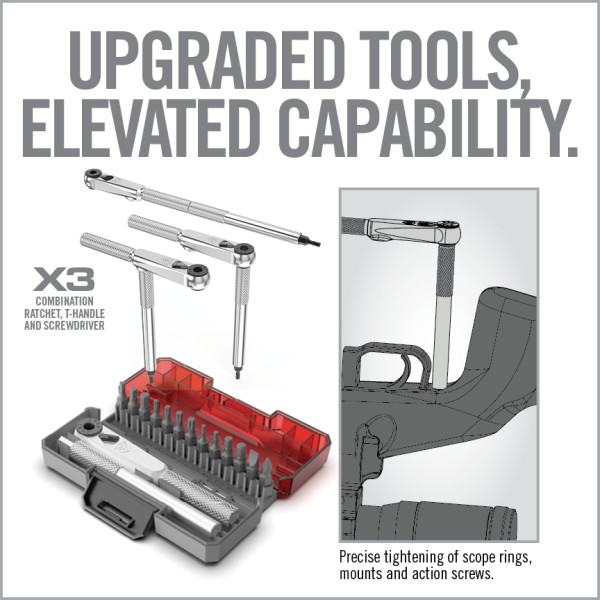 Set X3 Driver 13pcs : Kit de Montage Armes avec Clé à Cliquet