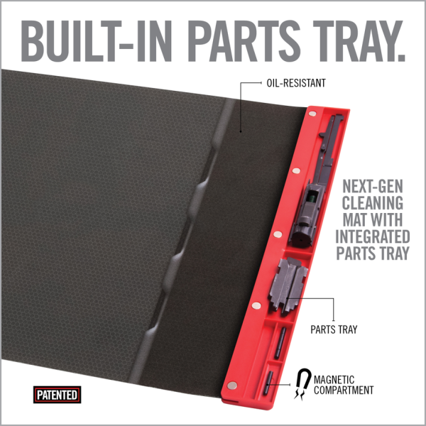 Tapis d'entretien Smart Mat : Surface antidérapante 109x40 cm