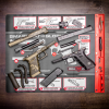 Tapis d'entretien Glock : Surface antidérapante, rangement intégré