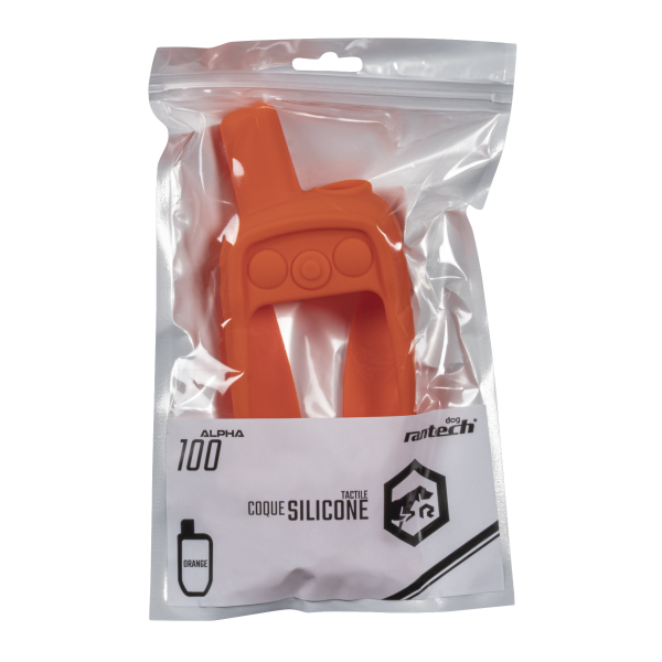 Coque Silicone Orange pour Garmin ALPHA 100 - Protection Tactile