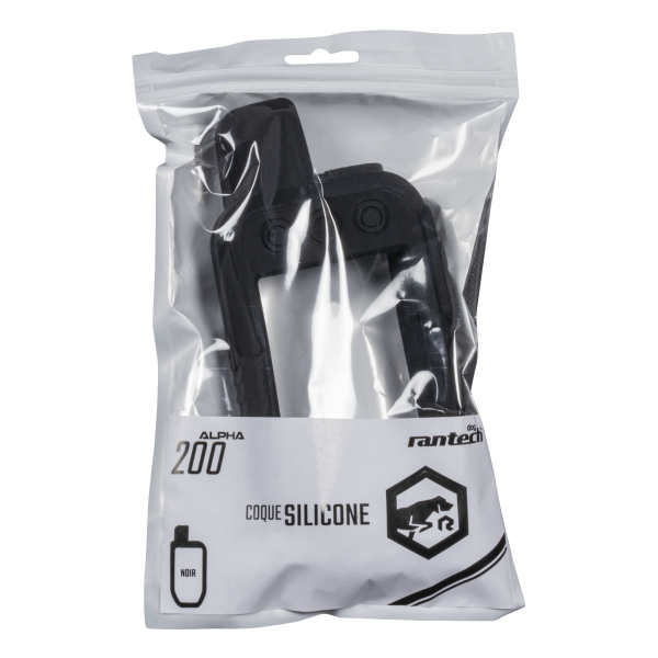 Coque Silicone Noire pour Garmin ALPHA 200 - Protection Optimale