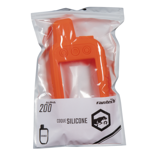 Coque Silicone Orange pour Garmin ALPHA 200 - Protection Optimale