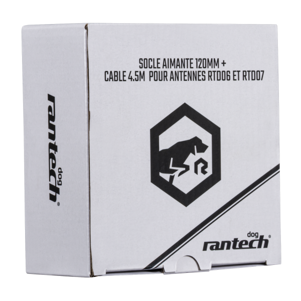 Socle Magnétique 120mm pour Antennes RTD06/RTD07, Câble 4.5m