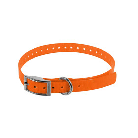 Collier Biothane Orange 450x19x2.6 : Résistant et Visible