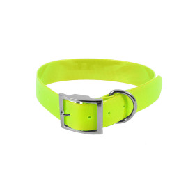 Collier Biothane Jaune : Résistant et Confortable pour Chiens Grands