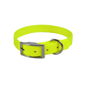 Collier Biothane Jaune 450x19mm : Résistant et Très Visible