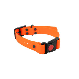 Collier Biothane Orange : Visibilité et Robustesse pour la Chasse