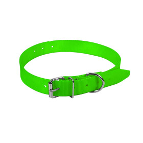 Collier Chien Polyuréthane Vert 650x25mm : Résistant & Discret