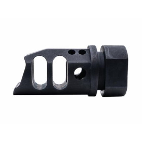 Cache flamme Evo3 CNC : Design angulaire, filetage 14 CCW