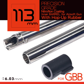 Canon Airsoft 6.03mm 113mm - Précision & Durabilité Titaflon