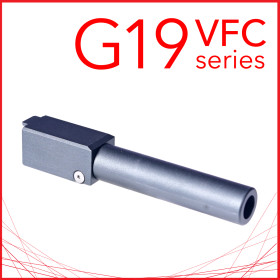 Canon externe GBB UX G19 : Aluminium 7075, 110 mm, VFC/UX G19 Gen4