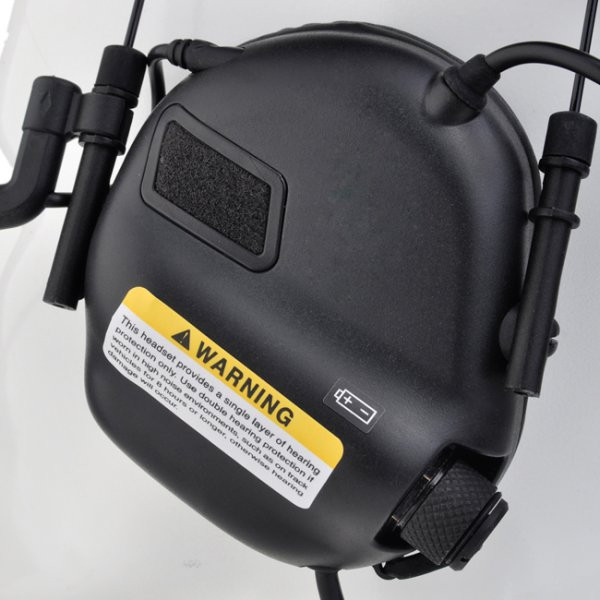 Casque électronique Earmor M32 noir avec micro