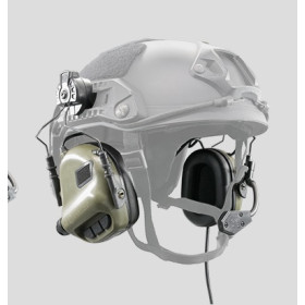 Casque Earmor M32H MOD3 OD | Fixations ARC pour casque