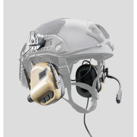 Casque Earmor M32H Mod3 Tan : Protection Auditive Active NRR22