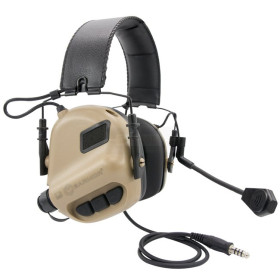 Casque Earmor M32 Tan : Protection Auditive Tactique NRR 22