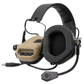 Casque Earmor M32 Tan : Protection Auditive Tactique NRR 22