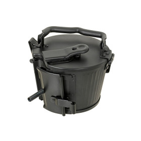 Chargeur AEG MG42 : 2000 Billes, Acier Robuste, Noir Mat