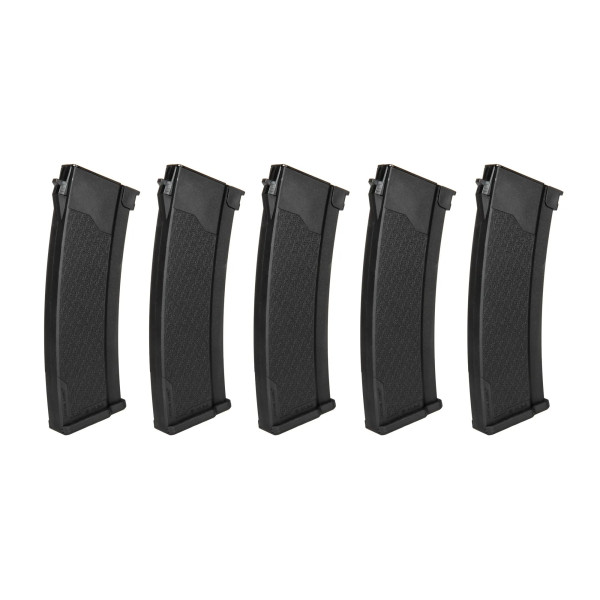 Chargeurs AEG M4 120 cps - Lot de 5 - Robustes et Pratiques